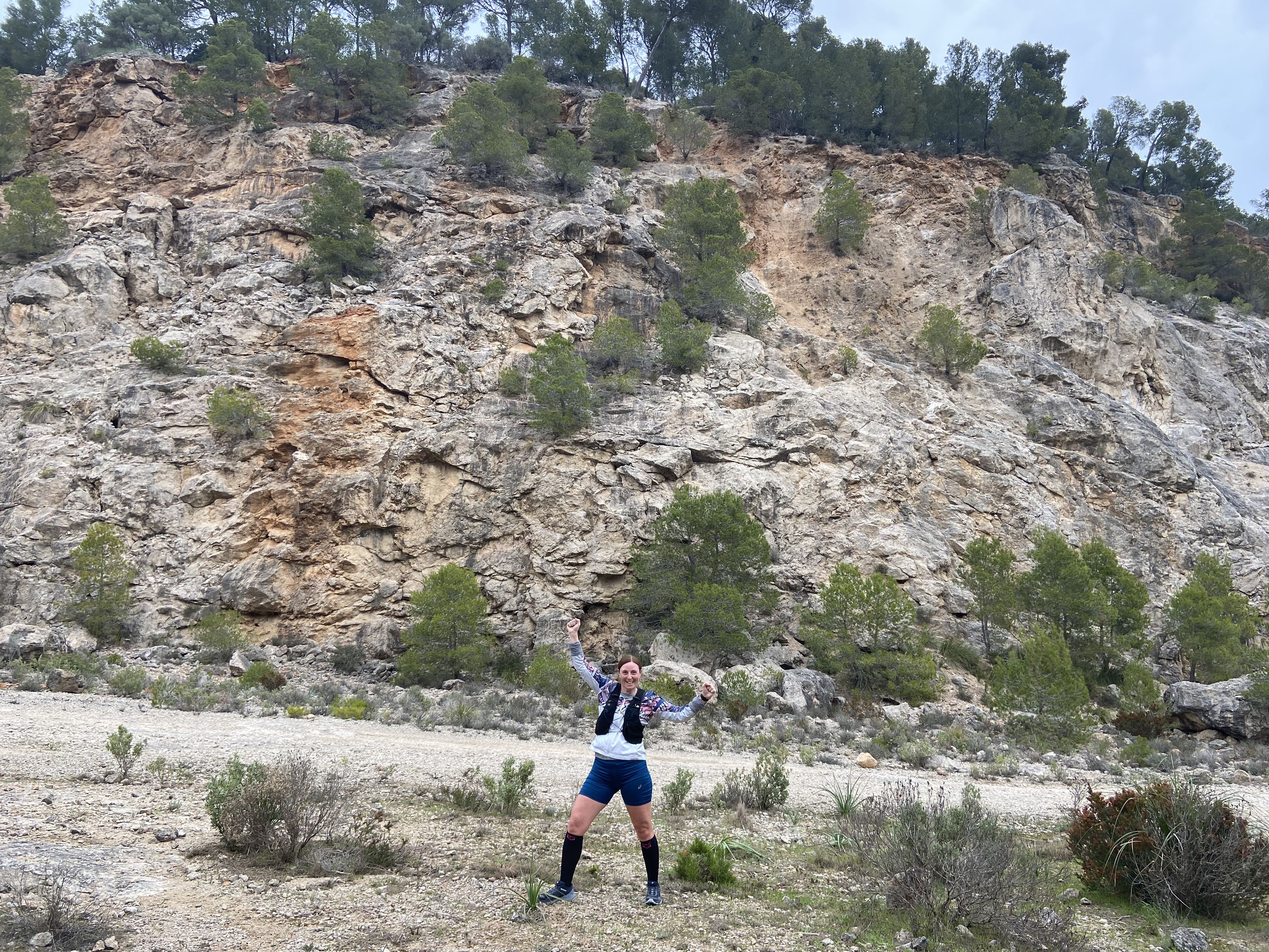 running in mountains