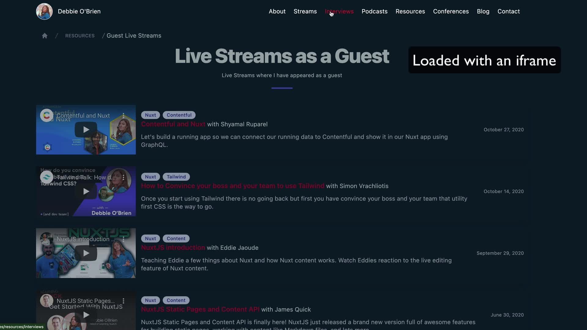 Difference between iframe and facade